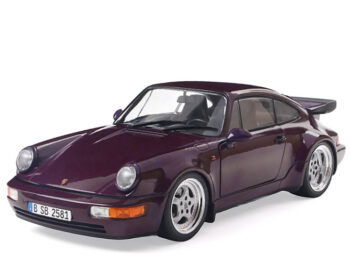 Solido S1803412 1990 Porsche 911 (964) Turbo 1:18 Violet Blue Metallic