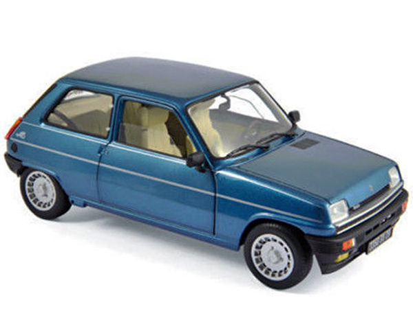 Norev 185157 1981 Renault Alpine 5 1:18 Blue