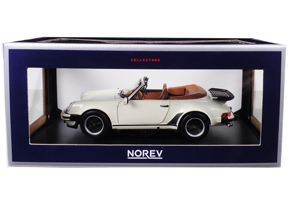 Norev 187661 1987 Porsche 911 Turbo Cabriolet 1:18 Ivory