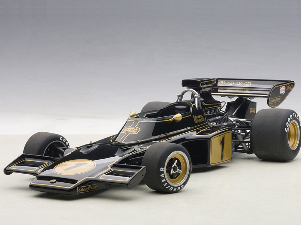 AUTOart 87327 Lotus 72E 1973 Emerson Fittipaldi #1 1:18 Black