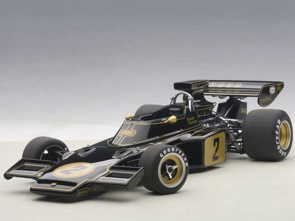 AUTOart 87329 Lotus 72E 1973 Ronnie Peterson #2 1:18 Black