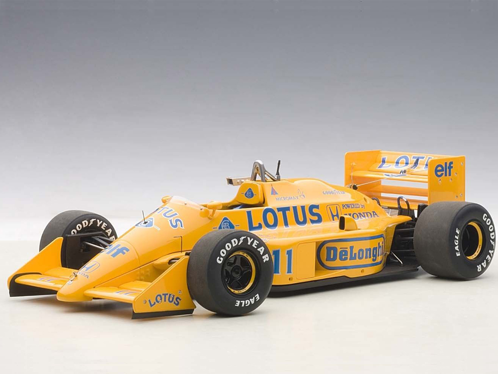 AUTOart 88726 Lotus 99T Honda F1 Japanese GP 1987 S. Nakajima #11 1:18 Yellow