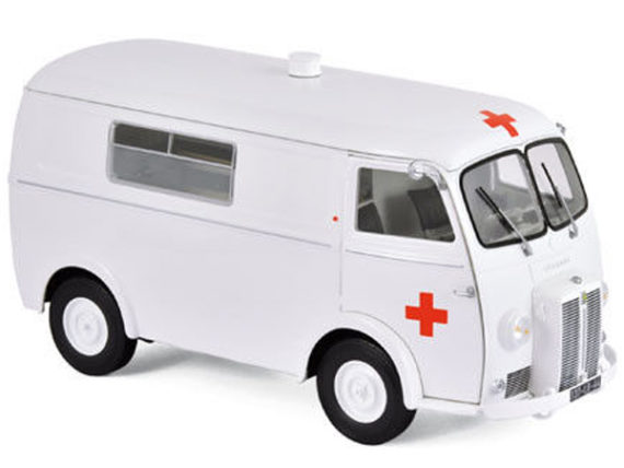 Norev 184699 1963 Peugeot D4B Ambulance 1:18 White