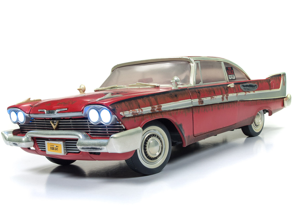 Autoworld AWSS119 Christine 1958 Plymouth Fury 1:18 Dirty Rusted Version