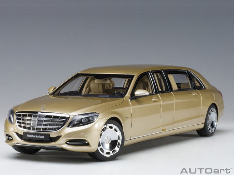 AUTOart 76298 Mercedes Benz Maybach S 600 Pullman Limo 1:18 Gold
