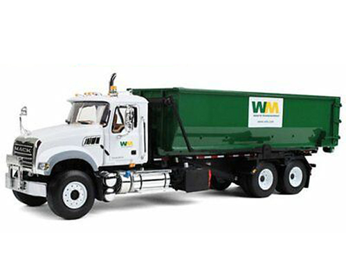 First Gear 19-3441T Mack Granite Roll Off Waste Management Dump Truck 1:34