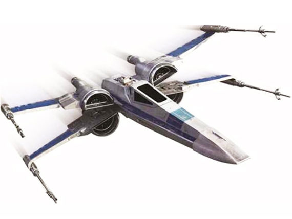 Hot Wheels DMK63 Elite Star Wars The Force Awakens Resistance X Wing Fighter