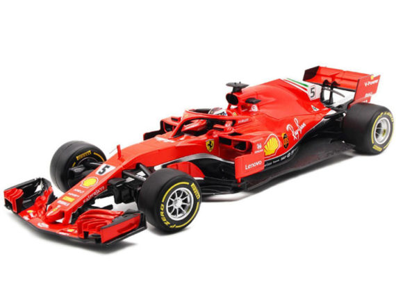 Bburago 18-16806 SV 2018 Ferrari Racing Formula F 1 SF71H 1:18 #5 Sebastian Vettel
