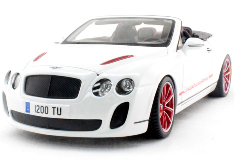 Bburago 18-11035 2013 Bentley Continental Supersports Convertible ISR 1:18 White