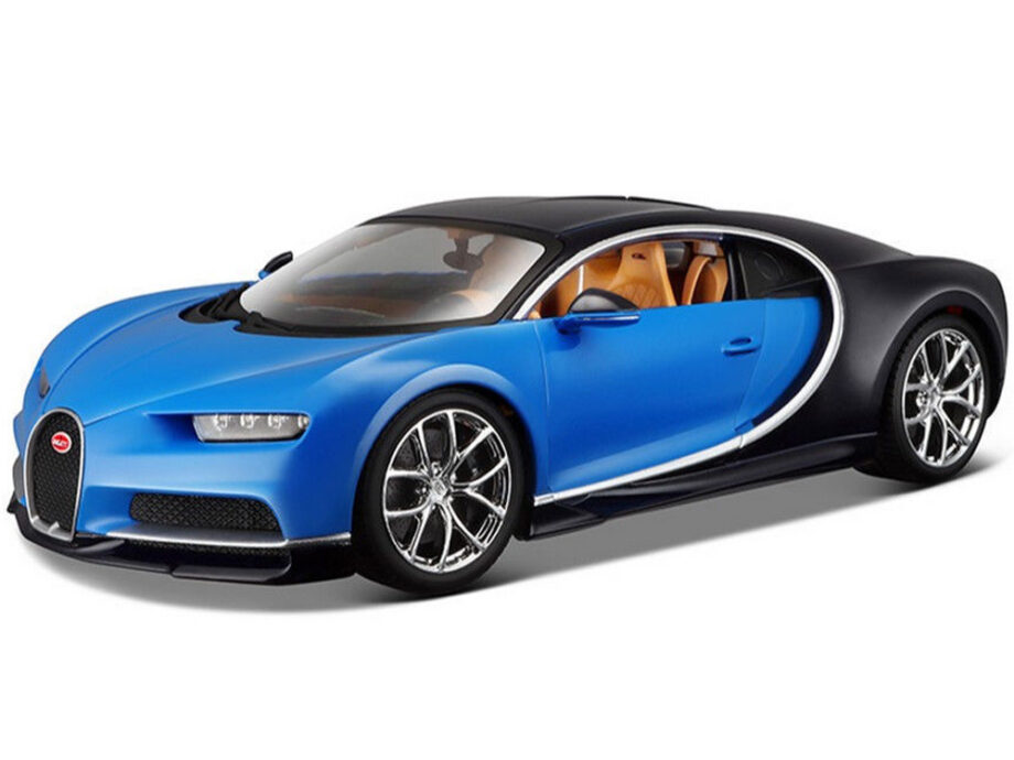 Bburago 18-11040 Bugatti Chiron 1:18 Two-Tone Blue