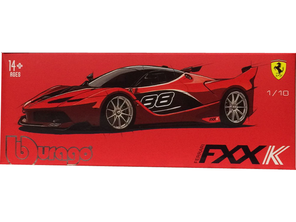 BBURAGO Véhicule Bburago Ferrari Signature FXXK noire en métal a l