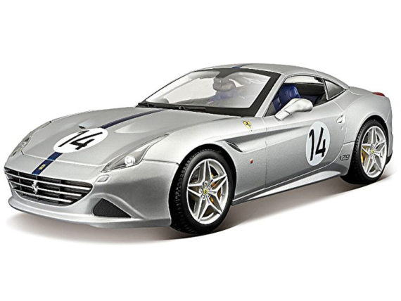 Bburago 18-76103 Ferrari California T Hot Rod #14 1:18 70th Anniversary Silver