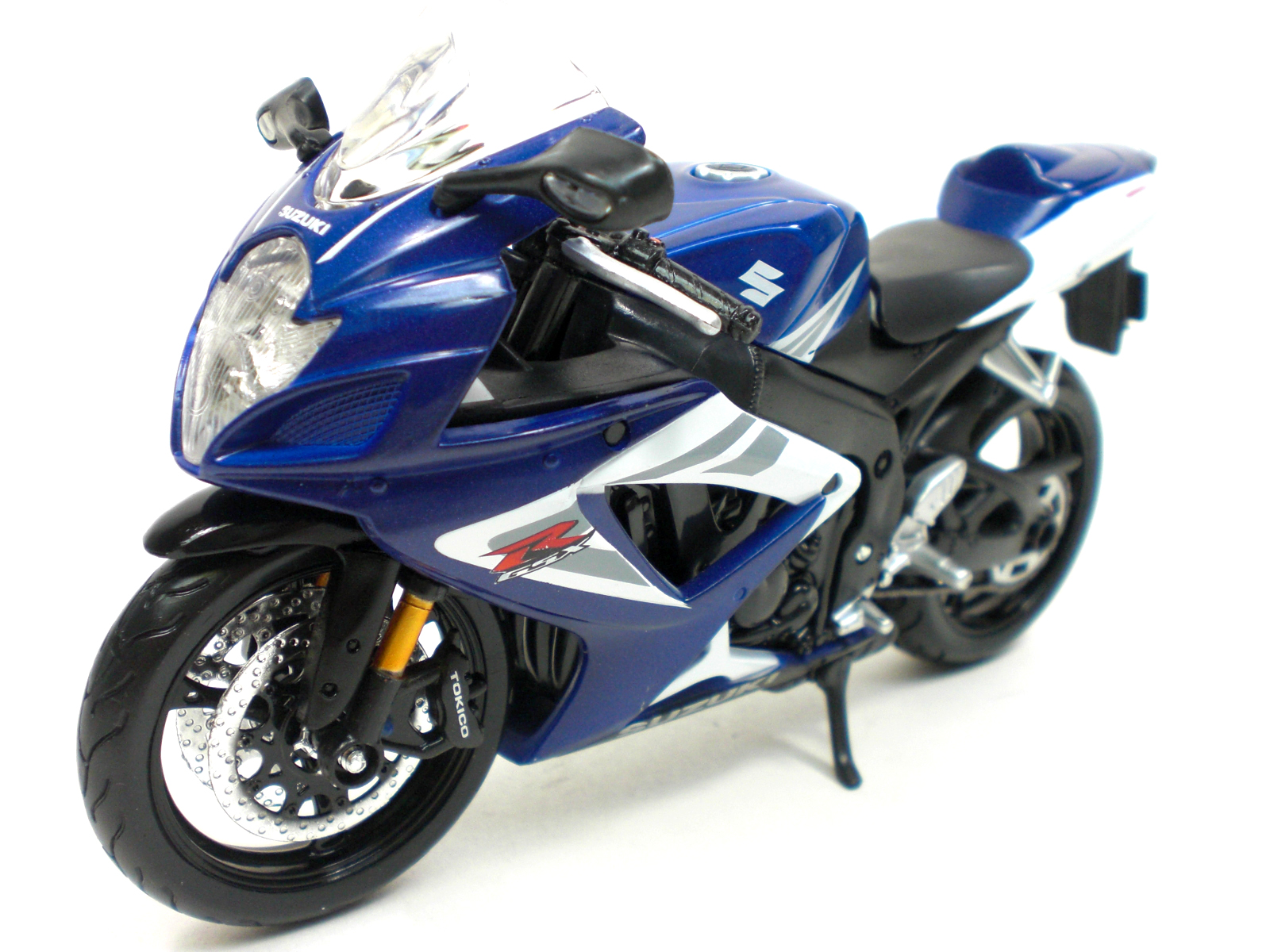 Maisto 1:12 Suzuki GSX-750R Motorcycle Bike Model Blue New 