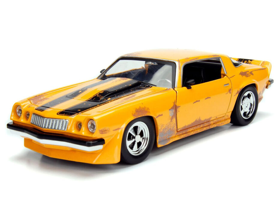 Jada 99383 Hollywood Rides Transformers 1977 Chevrolet Camaro Concept 1:24 Bumblebee Yellow
