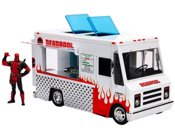 Jada 99730 Marvel Dedapool Taco Truck 1:24 with Deadpool Figure