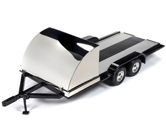 Autoworld Amm1166 Tandem Axle Trailer 1:18 with Black Shield / Fenders