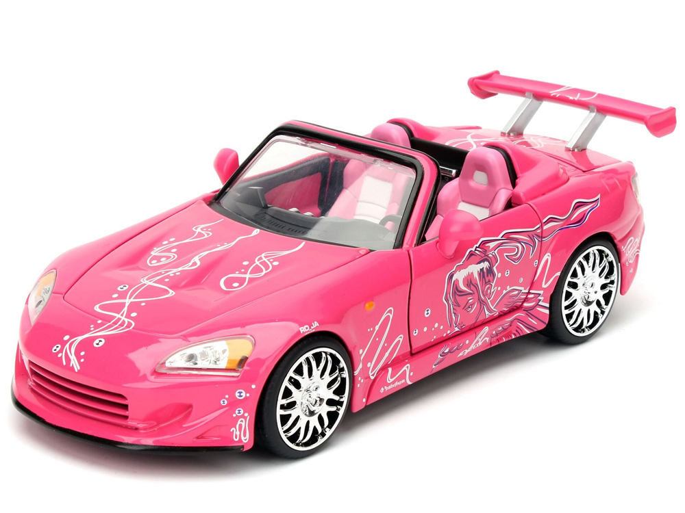Jada 2 Fast 2 Furious Suki S 01 Honda S00 1 24 Pink Bt Diecast