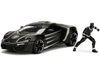 Jada 99723 Hollywood Rides Lykan Hypersport 1:24 with Black Panther Figure