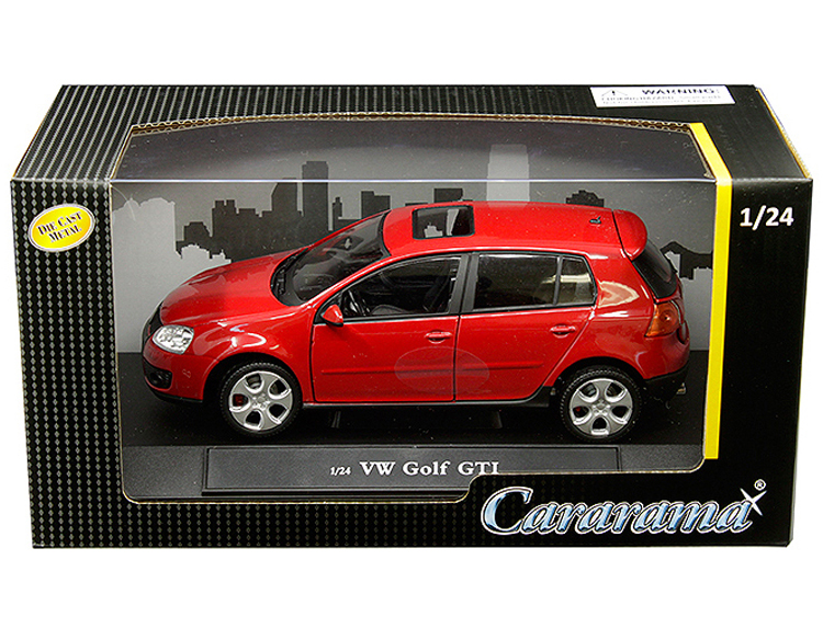 Cararama 12503 VW Volkswagen Golf GTi 1:24 Red