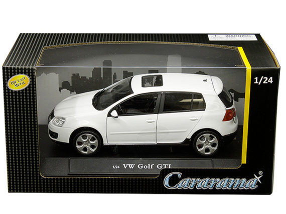 Cararama 12518 VW Volkswagen Golf GTi 1:24 White