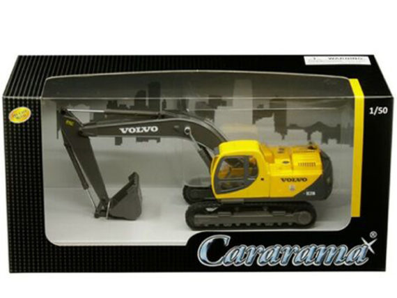 Cararama 56003 Construction Volvo EC210 Excavator 1:50 Yellow