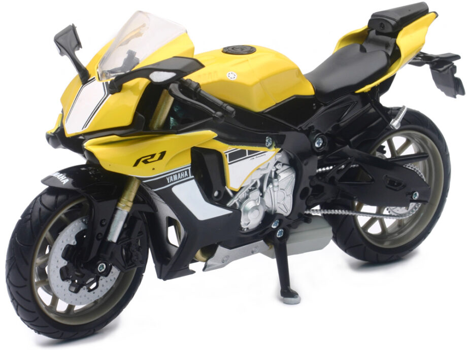New Ray 57803 B 2015 Yamaha YZF R1 1:12 Yellow