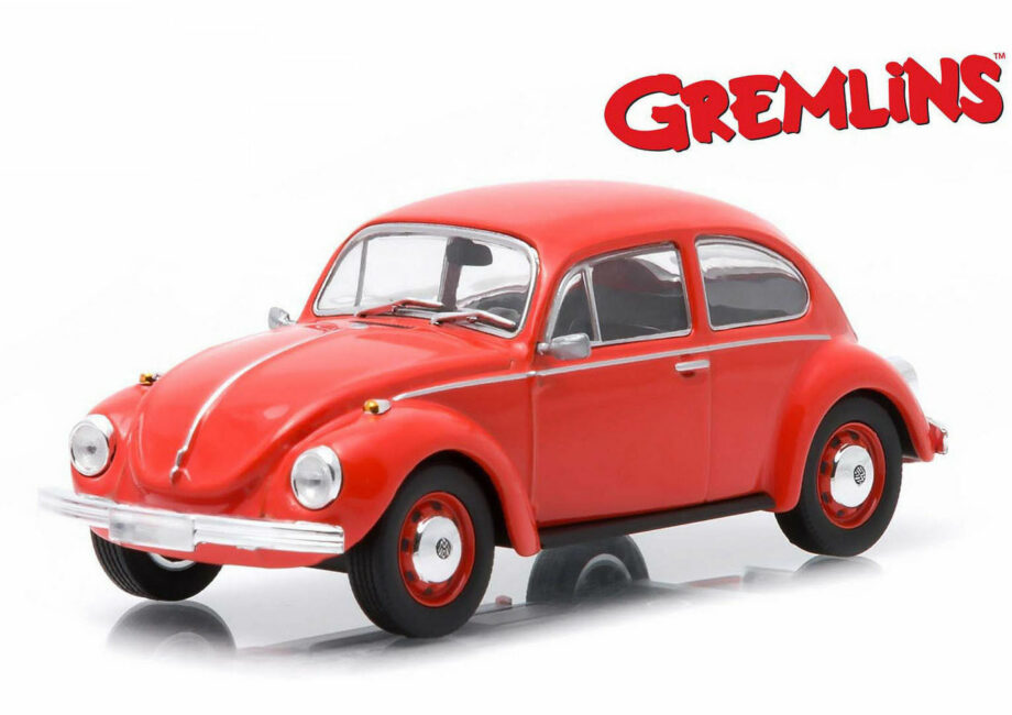Greenlight 86072 Gremlins 1967 VW Volkswagen Beetle 1:43 Red