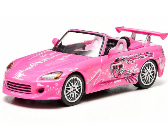 Greenlight 86225 2 Fast 2 Furious Suki's 2001 Honda S2000 1:43 Pink