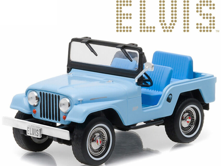 Greenlight 86310 Hollywood Elvis Presley 1963 Jeep CJ5 1:43 Blue