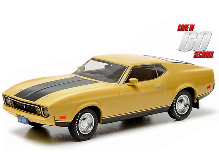 Greenlight 86412 Gone In 60 Seconds 1973 Ford Mustang Mach 1 Eleanor 1:43 Yellow