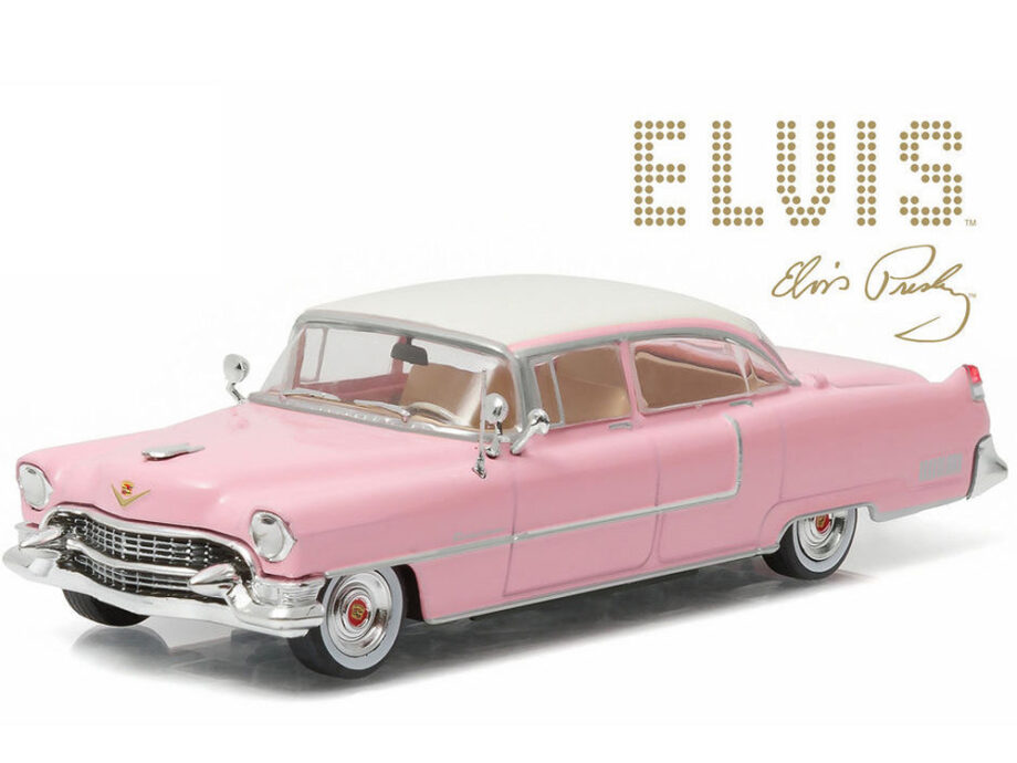 Greenlight 86491 Elvis Presley 1955 Cadillac Fleetwood Series 60 1:43 Pink