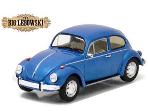 Greenlight 86496 The Big Lebowski Movie VW Volkswagen Beetle 1:43 Blue