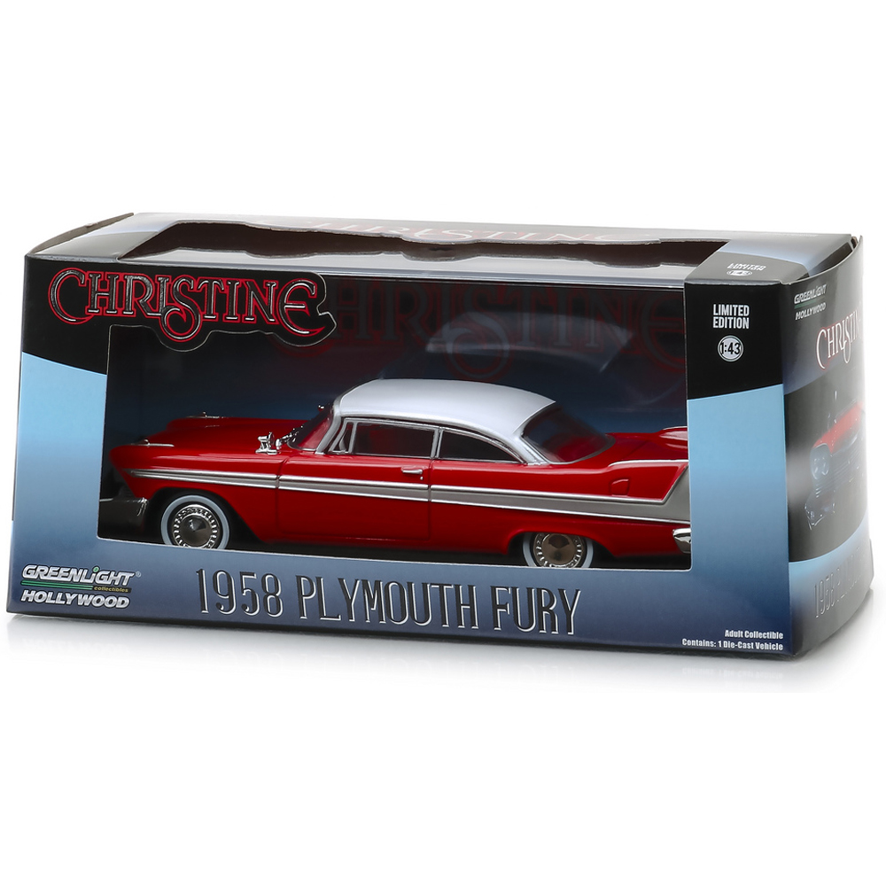 Greenlight 86529 Christine Movie 1958 Plymouth Fury 1/43 Diecast Model Car Red for sale online 
