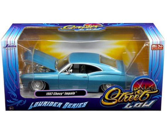 Jada 98935 Street Low Lowrider Series 1967 Chevy Impala 1:24 Blue