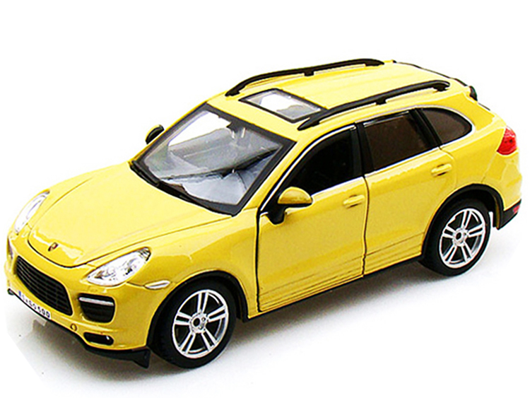 Bburago 18-21056 Porsche Cayenne Turbo 1:24 Yellow