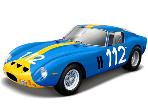 Bburago 18-26305 Ferrari 250 GTO #112 1:24 Blue