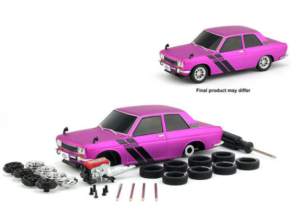 M2 Machines 47000-07-2 Model Kit 1970 Datsun 510 1:24 Satin Hot Pink