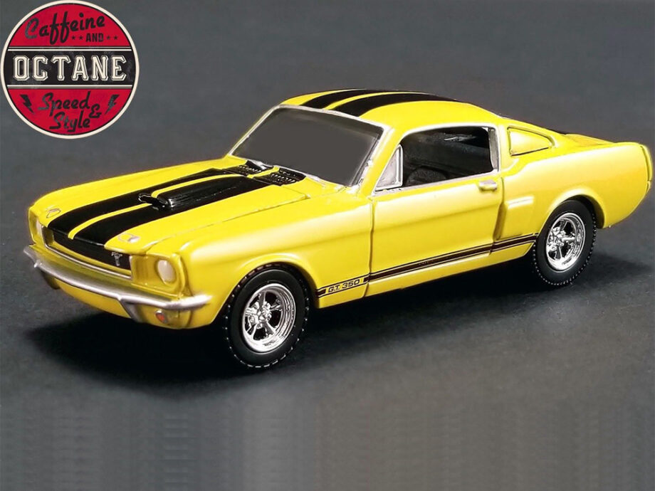 Acme 51249 Caffeine and Octane Series 1 1966 Shelby GT 350 1:64 Yellow