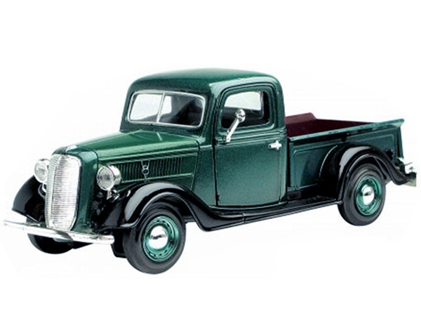 Motormax 73233 1937 Ford Pick Up Truck 1:24 Green