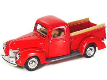 Motormax 73234 1940 Ford Pick Up Truck 1:24 Red