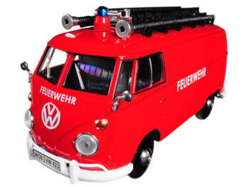 Motormax 79564 Volkswagen Type 2 T1 Fire Van 1:24 Red
