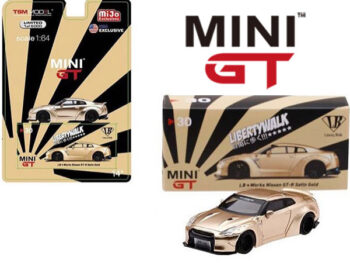 Mini Gt MGT00030 Liberty Walk LB Works Nissan Skyline GT-R 1:64 Satin Gold