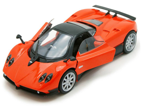 Motormax 73369 Pagani Zonda F 1:24 with Silver Wheels Orange