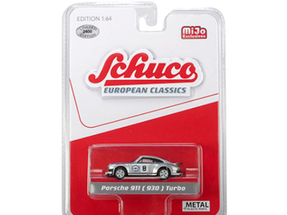 Schuco 8800 European Classics Porsche 911 930 Martini Racing 1:64 Silver