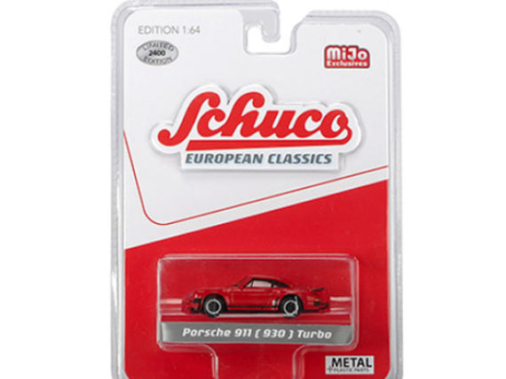 Schuco 8900 European Classics Porsche 911 930 Turbo 1:64 Red