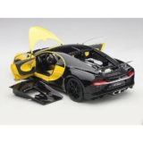 AUTOart 1:18 Bugatti Chiron año de construcción 2017 amarillo / negro