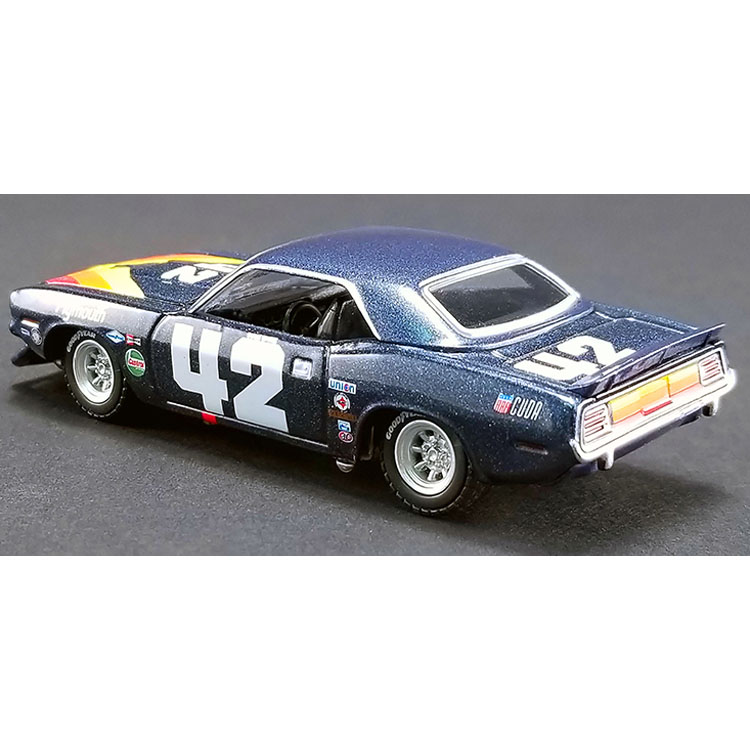 ACME GREENLIGHT 51264 1970 PLYMOUTH BARRACUDA T/A 1/64 #42 SWEDE SAVAGE Chase 