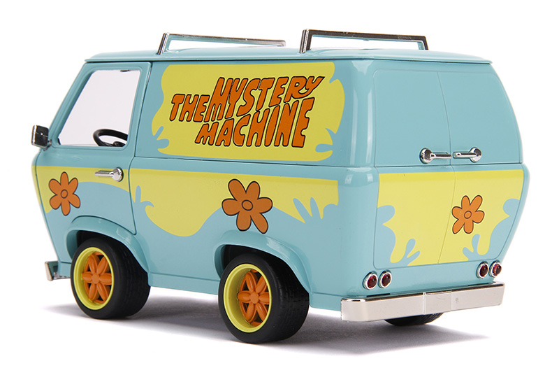 Jada 31720 Scooby Doo Mystery Machine 1:24 with Scobby Shaggy Figures 