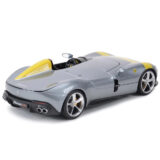 Bburago 1:18 Ferrari Monza SP1 Año de construcción 2019 gris metálico /  amarillo 18-16013 modelo coche 18-16013 4893993160136
