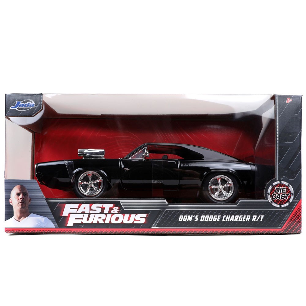 Jada 97605 Fast & Furious Movie 1 Dom's 1970 Dodge Charger R/T 1:24 ...